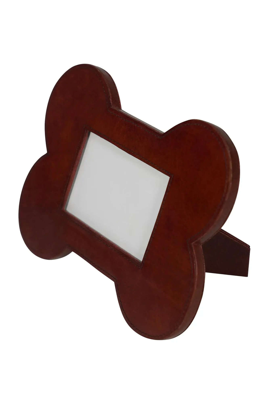 Leather Bone-Shaped Dog Photo Frame