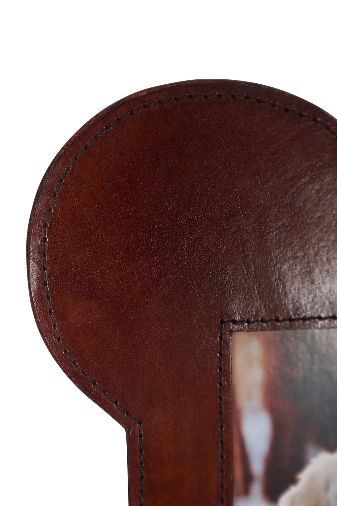 Leather Bone-Shaped Dog Photo Frame