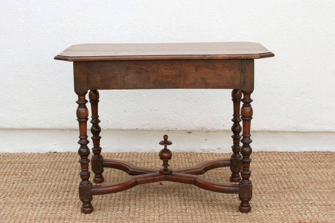 19th Century French Walnut Antique Writing Table