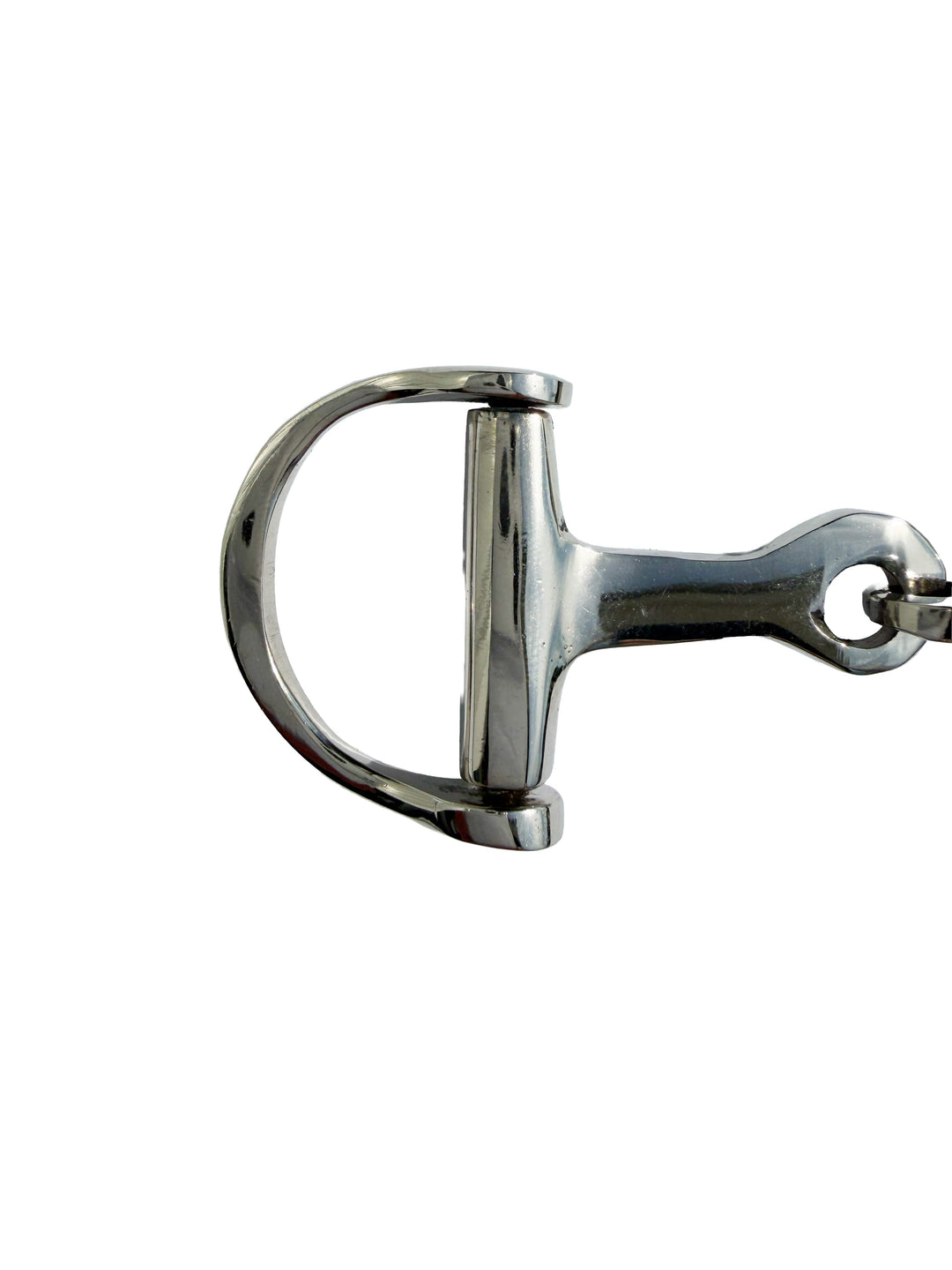 Silver Snaffle Bit Keychain