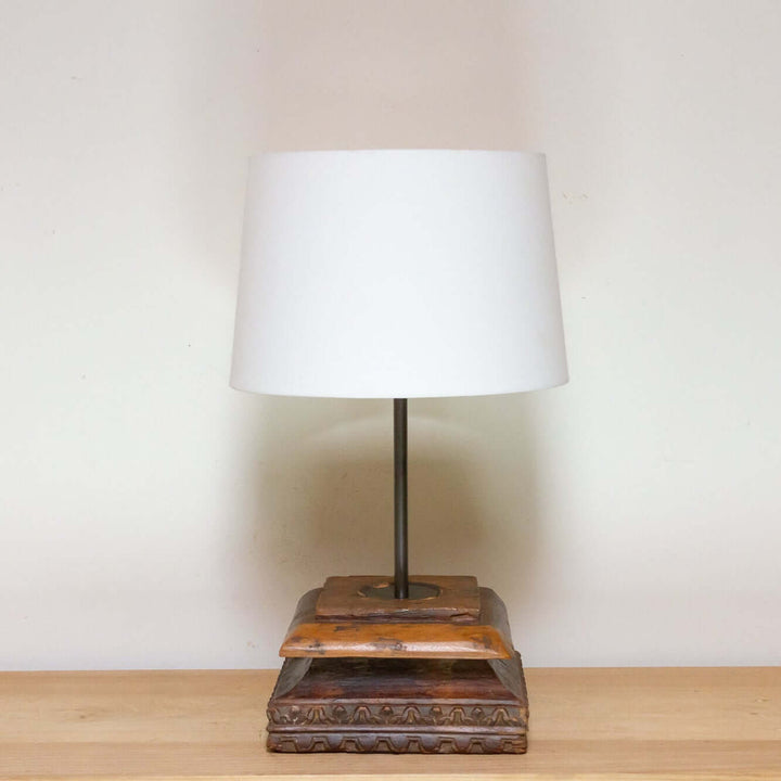 Antique Indian Architectural Table Lamp