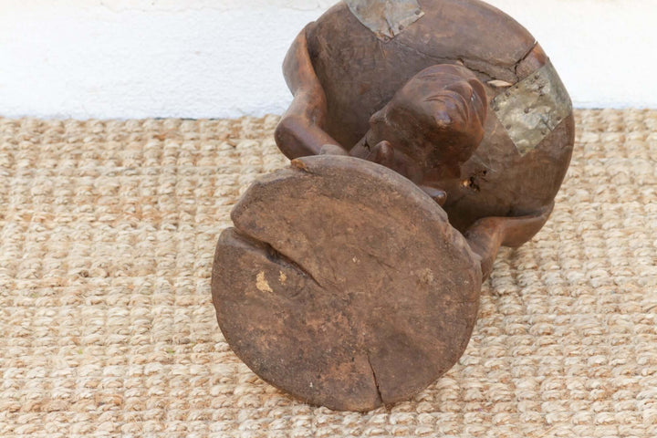 Antique African Luba Sculpture Stool