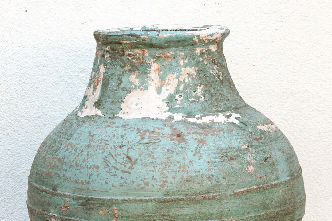 Antique Mediterranean Terracotta Pottery Vessel