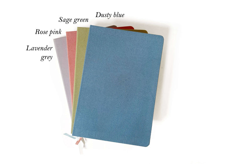 Pastel Linen Hardcover Journal