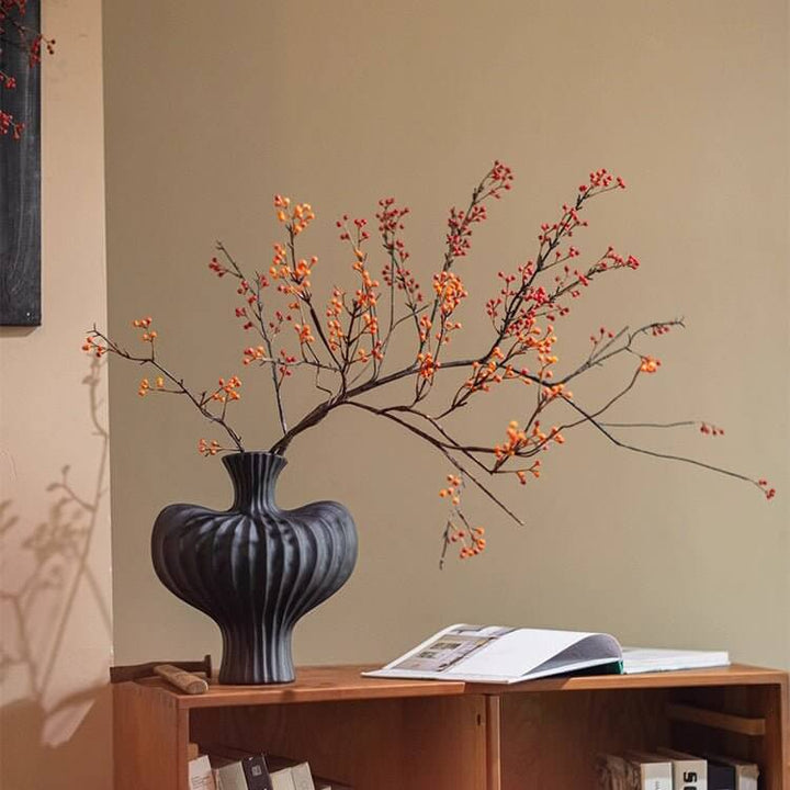 Rustic Berries on Tall Branch