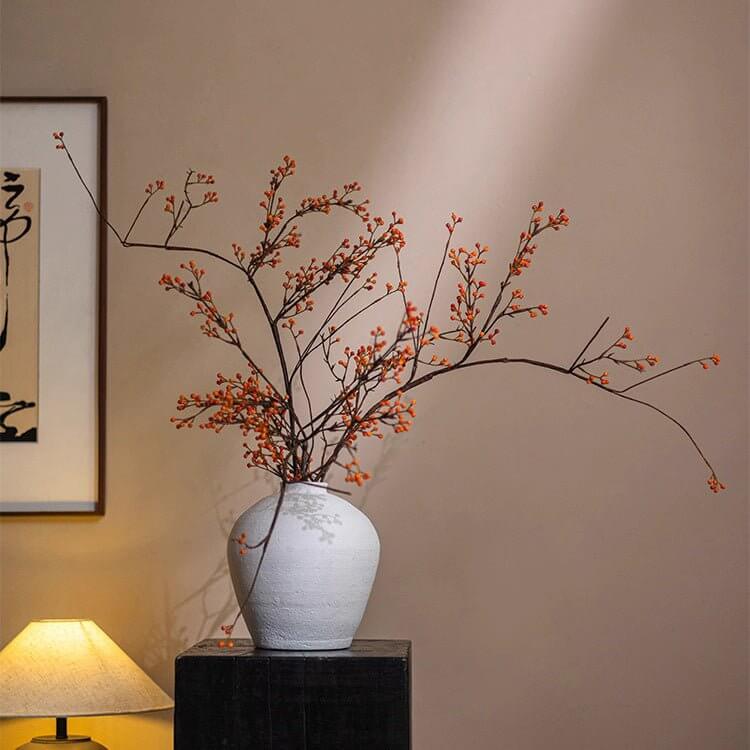 Rustic Berries on Tall Branch