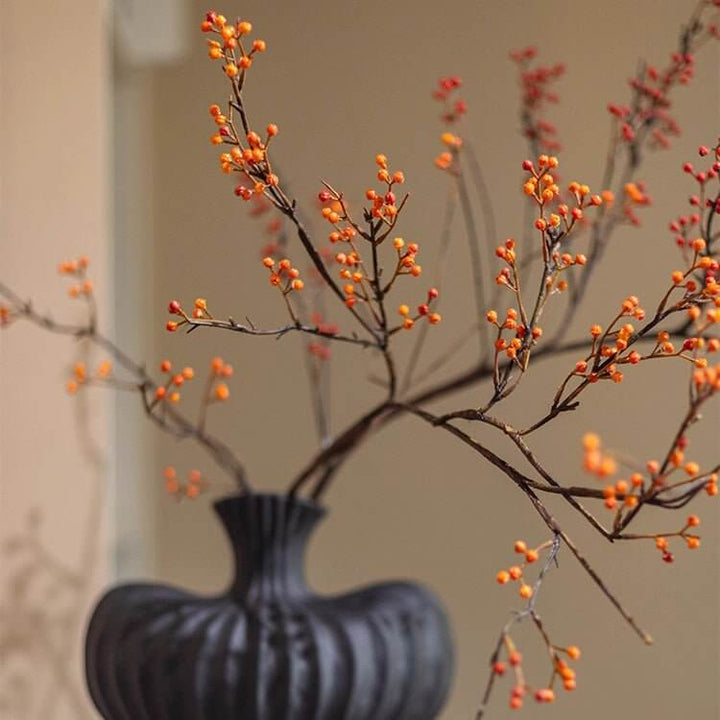 Rustic Berries on Tall Branch
