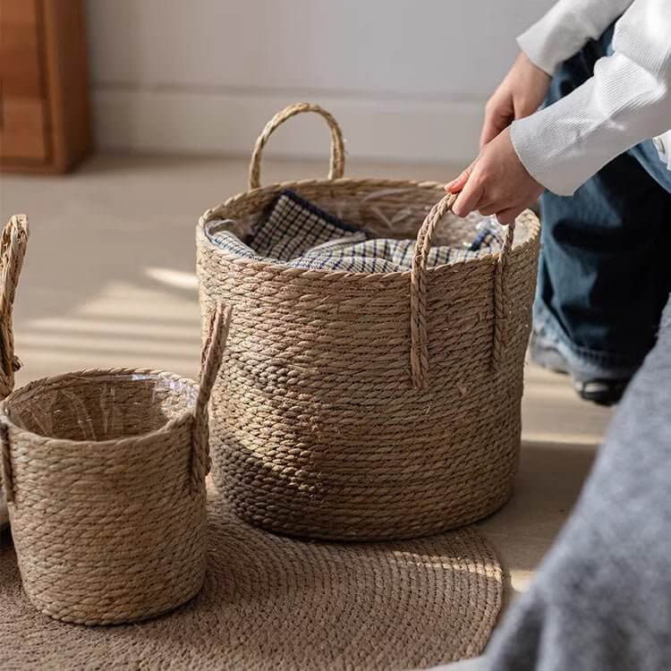 French Country Woven Planter Basket