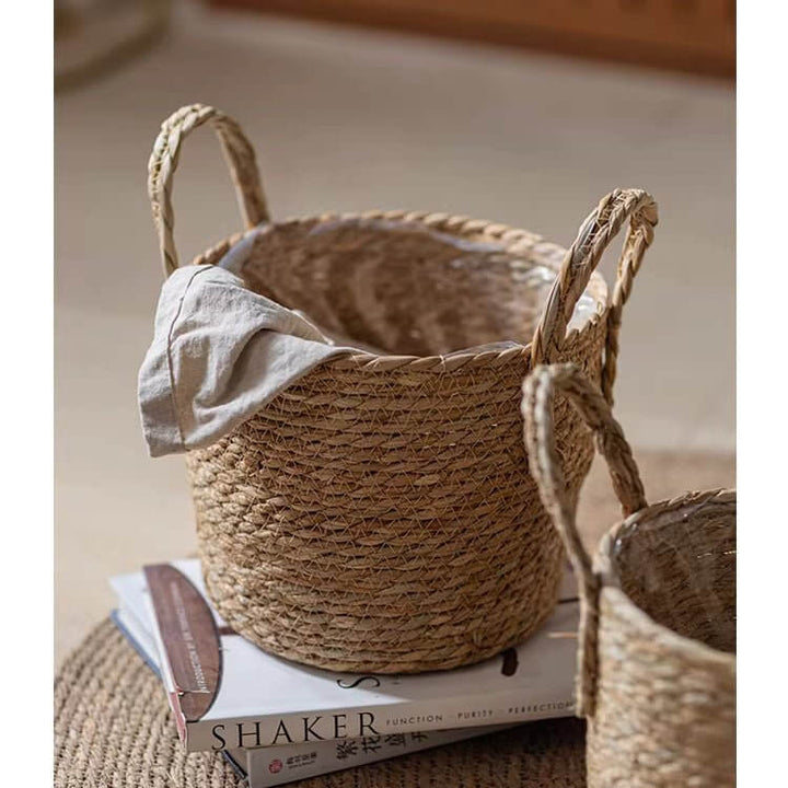French Country Woven Planter Basket