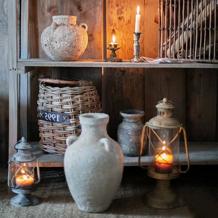 Pottery Stoneware Vase Zen Style Pottery for Dried Flowers