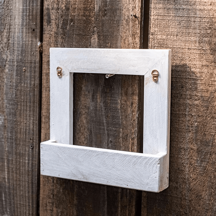 Wood Hanging Floral Frame