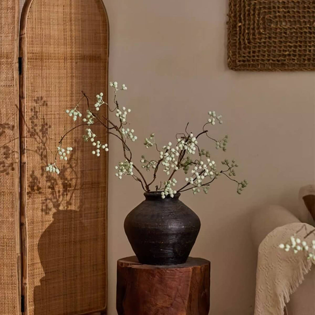 Zen Style Light Green Berry Stem 37.8" Tall