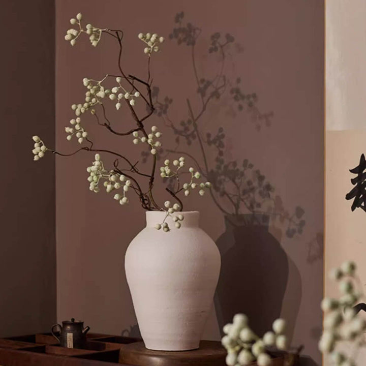 Zen Style Light Green Berry Stem 37.8" Tall