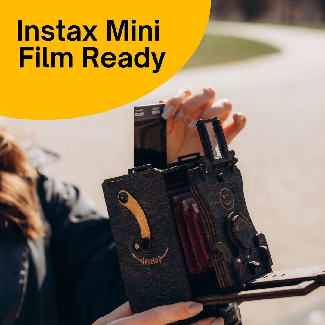 Pinhole Mini Instant Film Camera Building Set - DIY Kit for Self Assembly