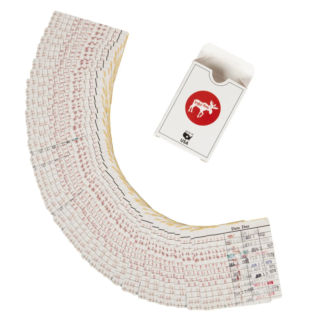 Library Due Date Playing Cards