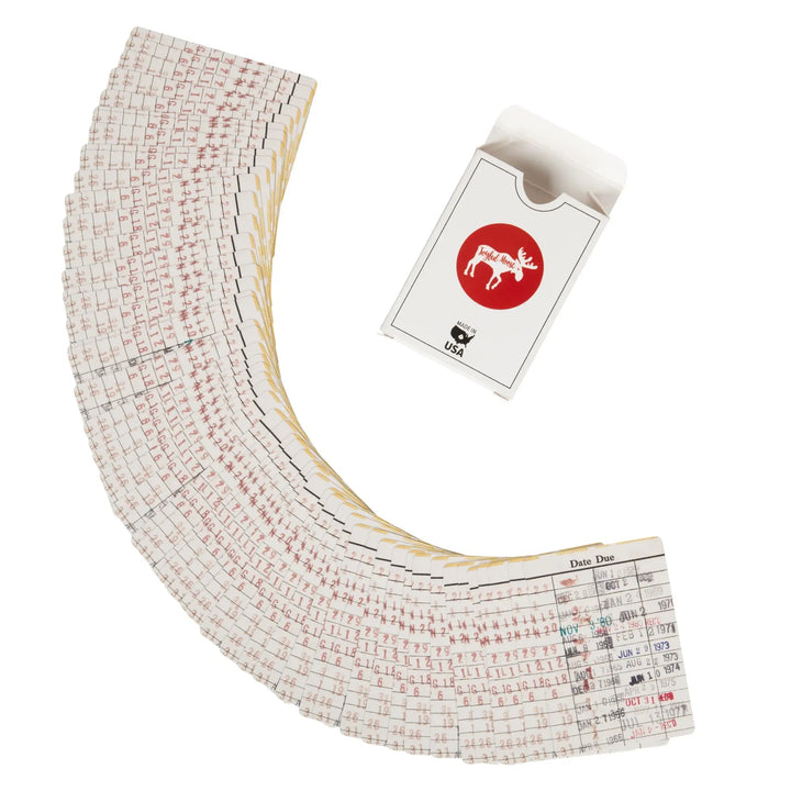 Library Due Date Playing Cards