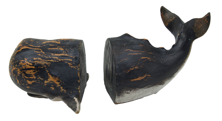 Distressed Sperm Whale Bookends