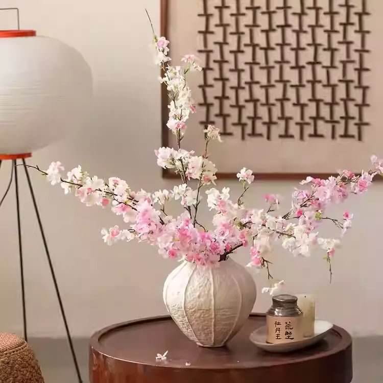Blushing Cherry Blossom Branch 43.3" Tall