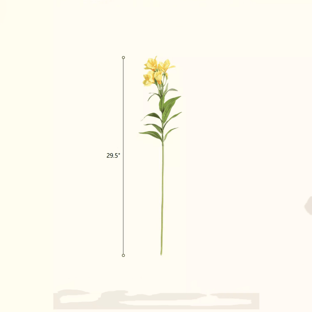 Artificial Peruvian Lily Stem 29.5" Tall