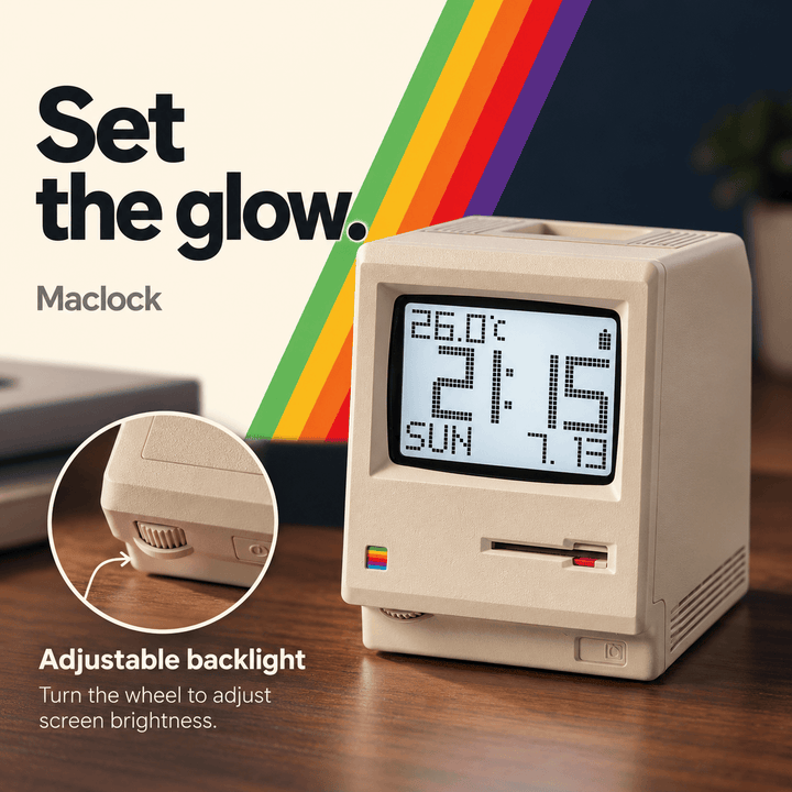 Maclock Retro Computer Alarm Clock