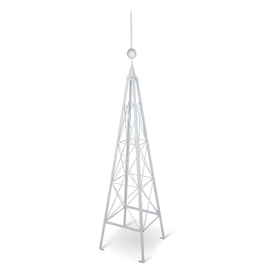 Metal Garden Trellis, Soft White