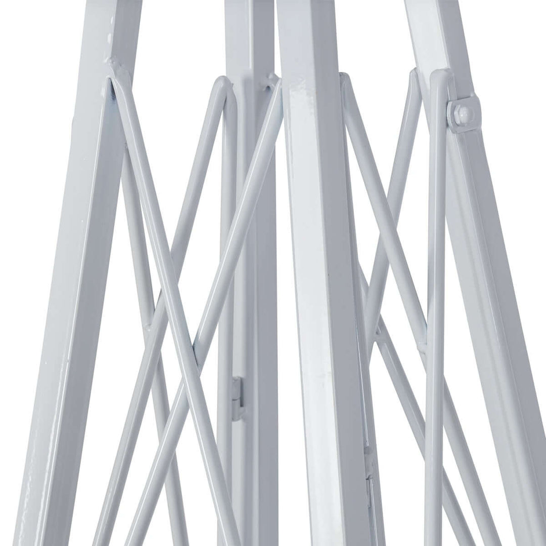 Metal Garden Trellis, Soft White