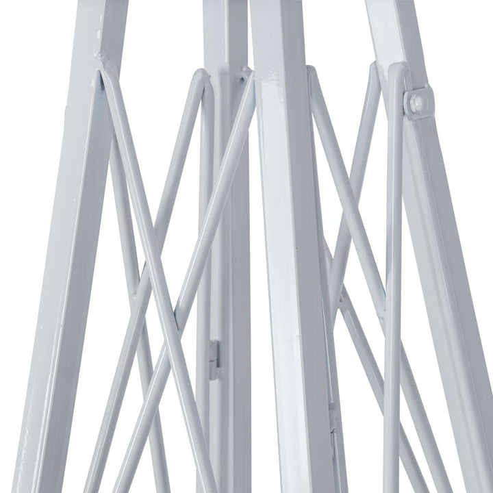 Metal Garden Trellis, Soft White