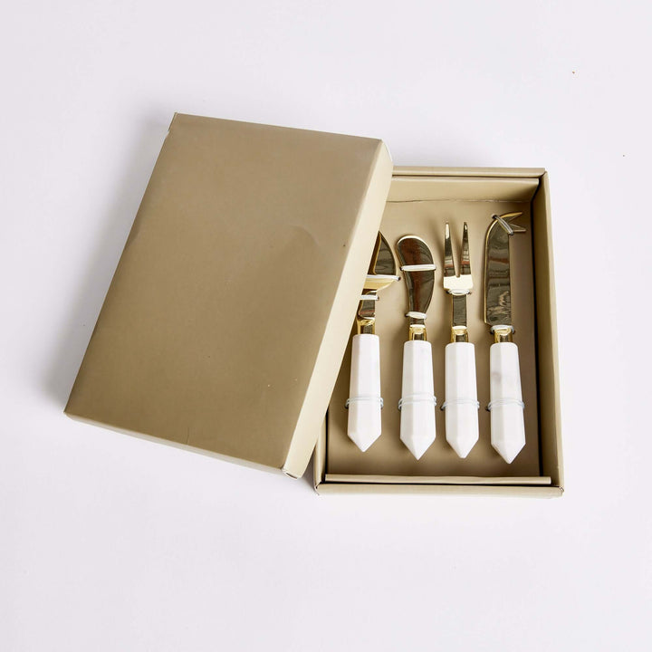 ASTERIA CHEESE KNIVES, SET OF 4