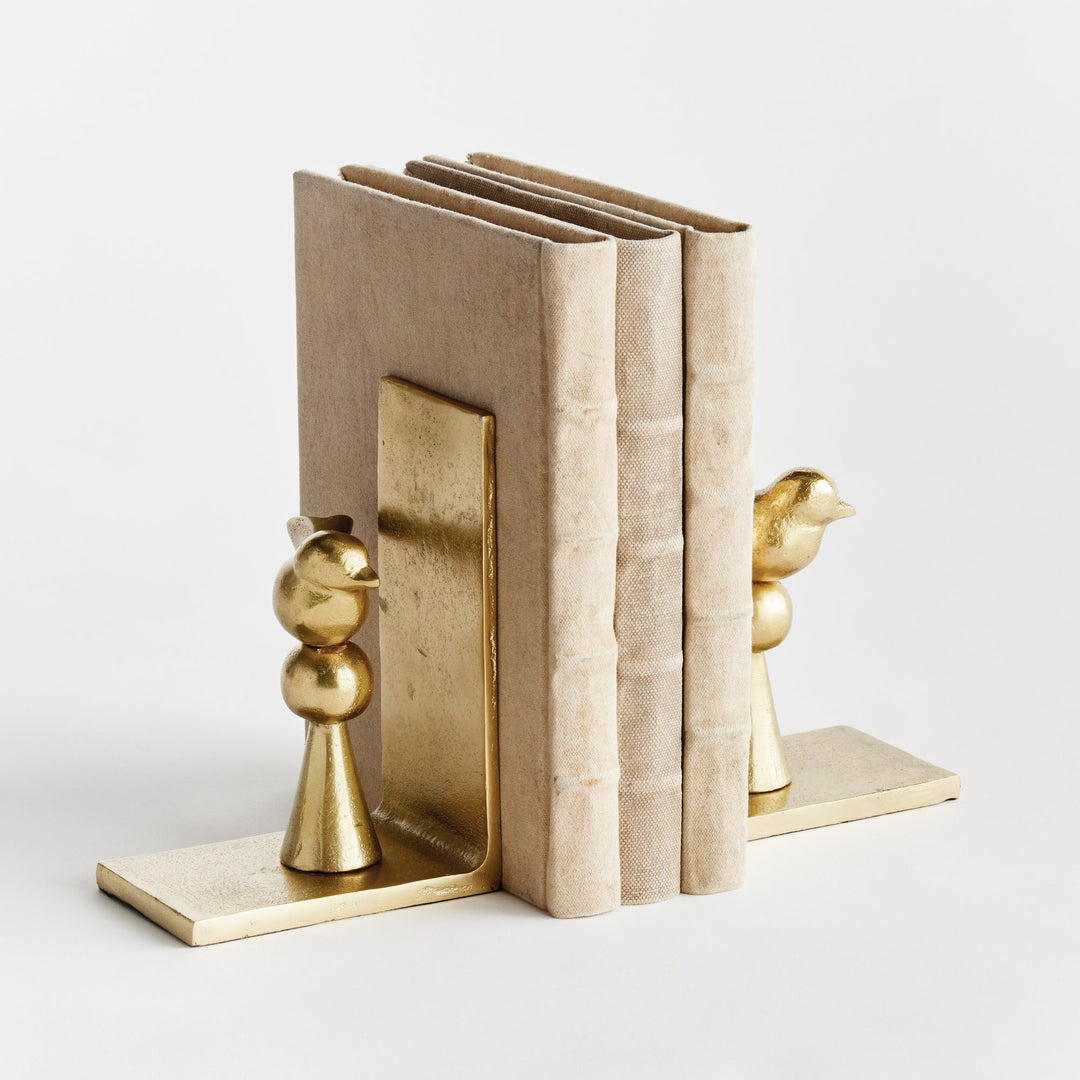 Birdsong bookends alternate view
