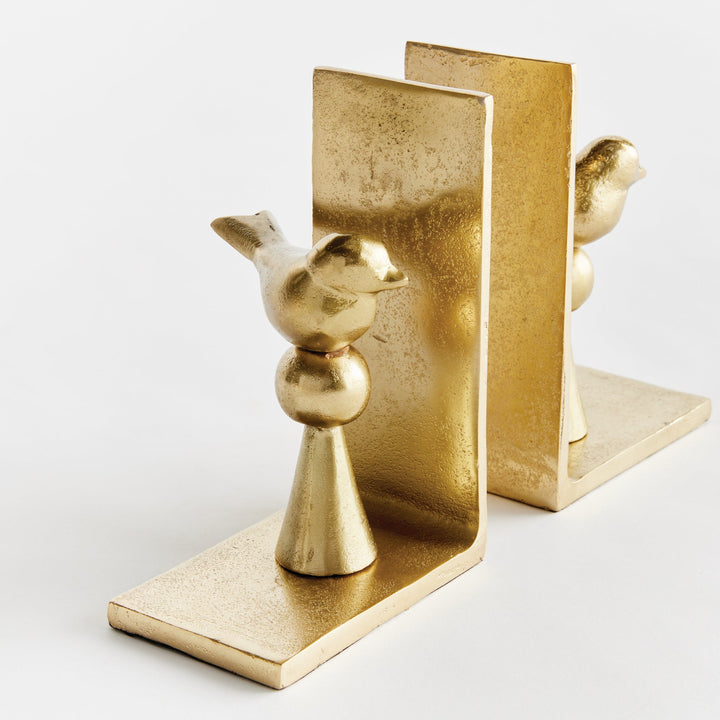 Birdsong bookends alternate view