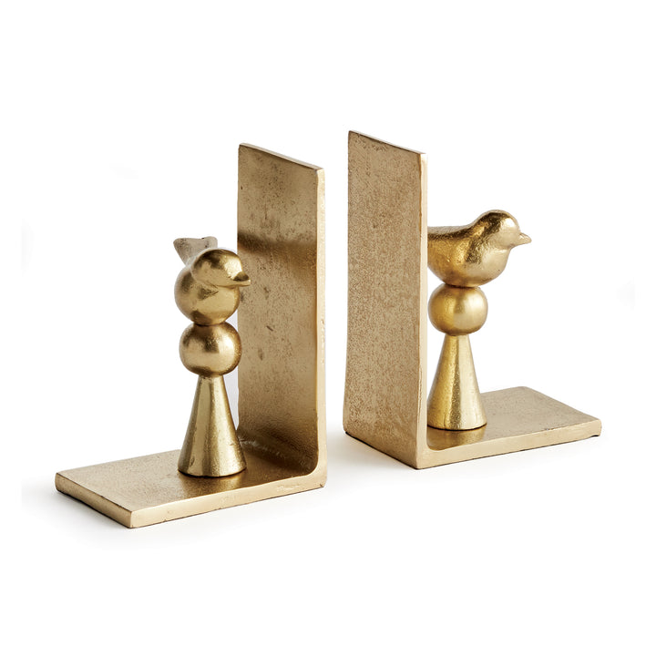 BIRDSONG BOOKENDS, SET OF 2