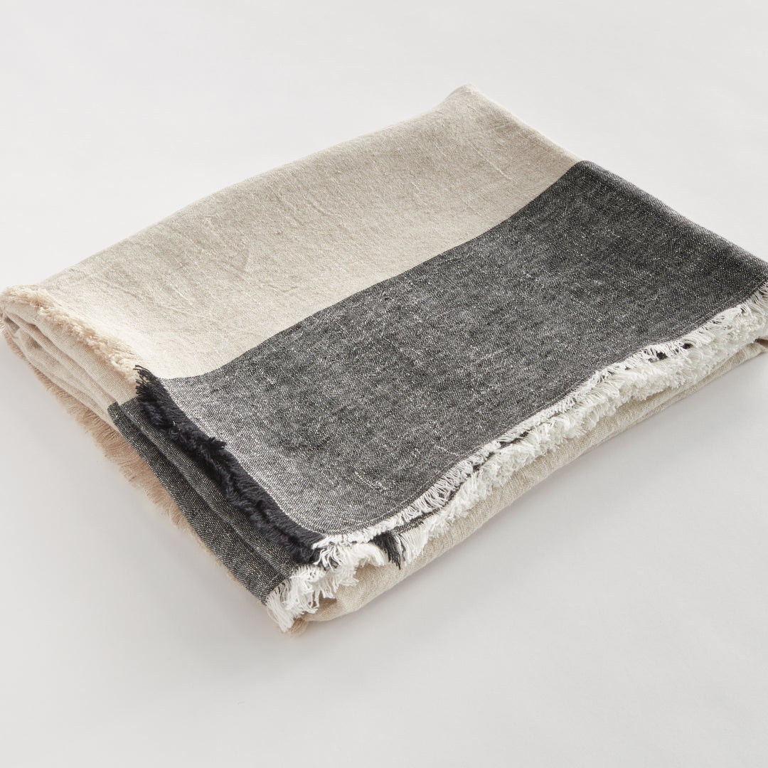 ANIKA EUROPEAN LINEN THROW