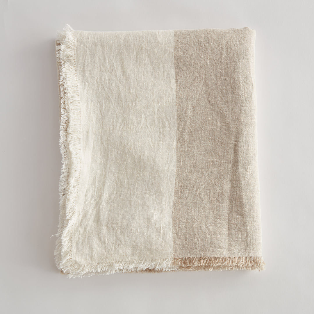 ANIKA EUROPEAN LINEN THROW