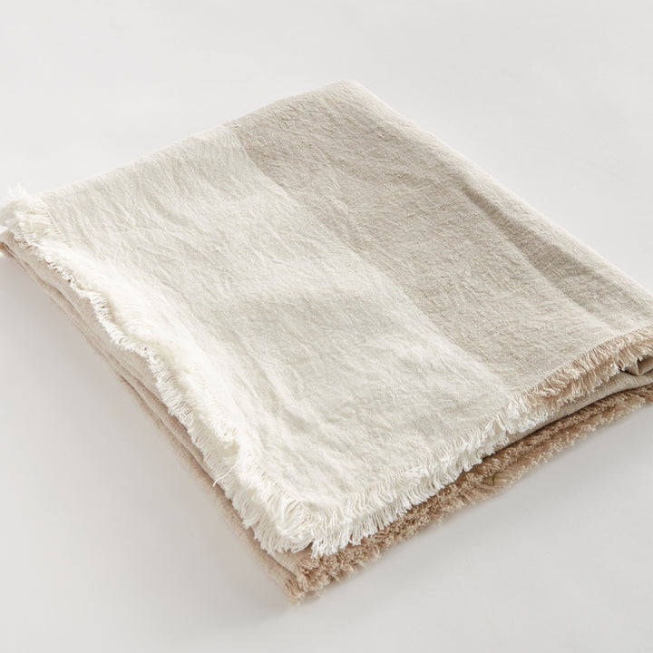 ANIKA EUROPEAN LINEN THROW