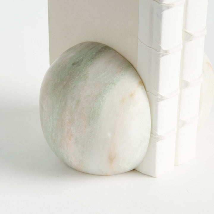 JOCELYN MARBLE BOOKENDS ST/2