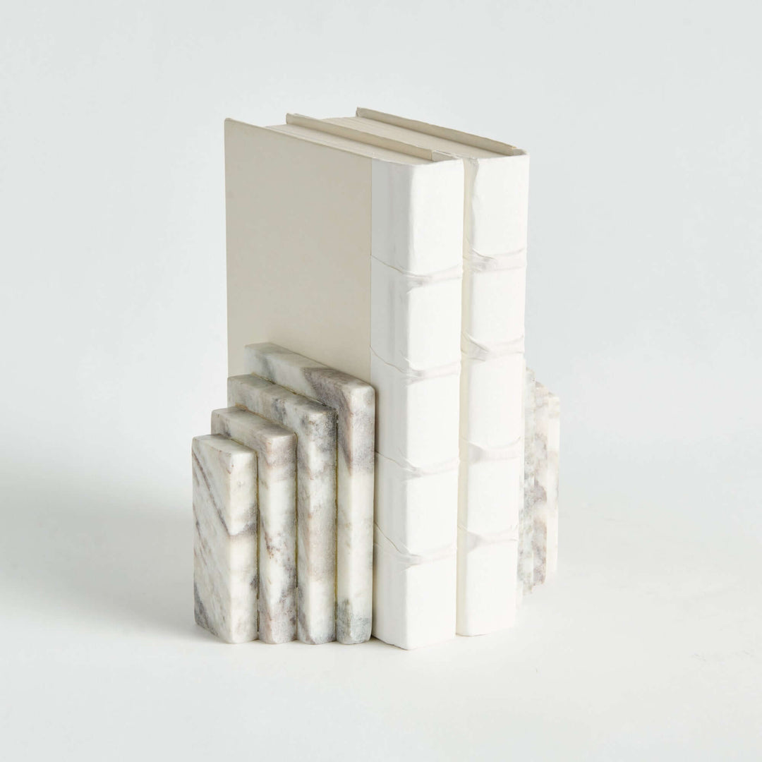 JAQUELINE MARBLE BOOKENDS, SET OF 2 supplier photograph 2