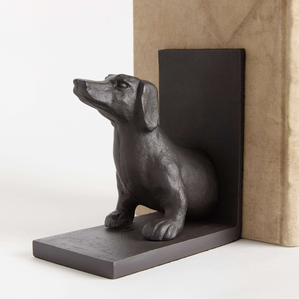 DACHSHUND BOOKENDS, SET OF 2