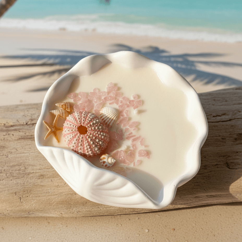 Coastal Shell Bowl Soy Candle