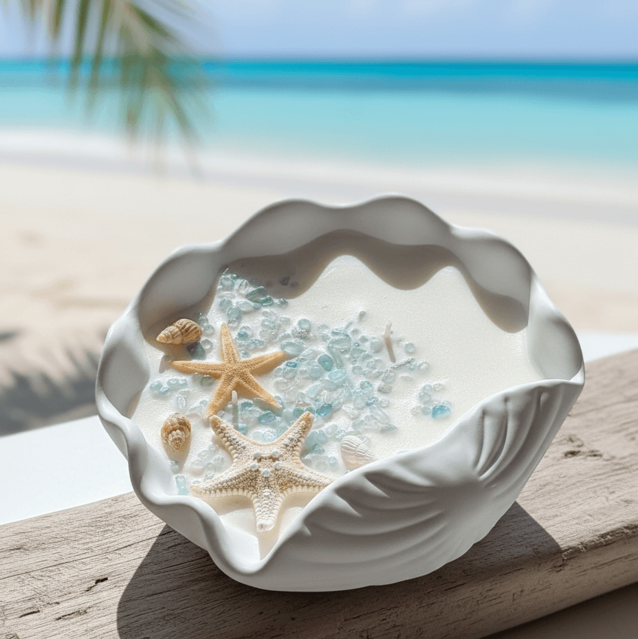 Coastal Shell Bowl Soy Candle