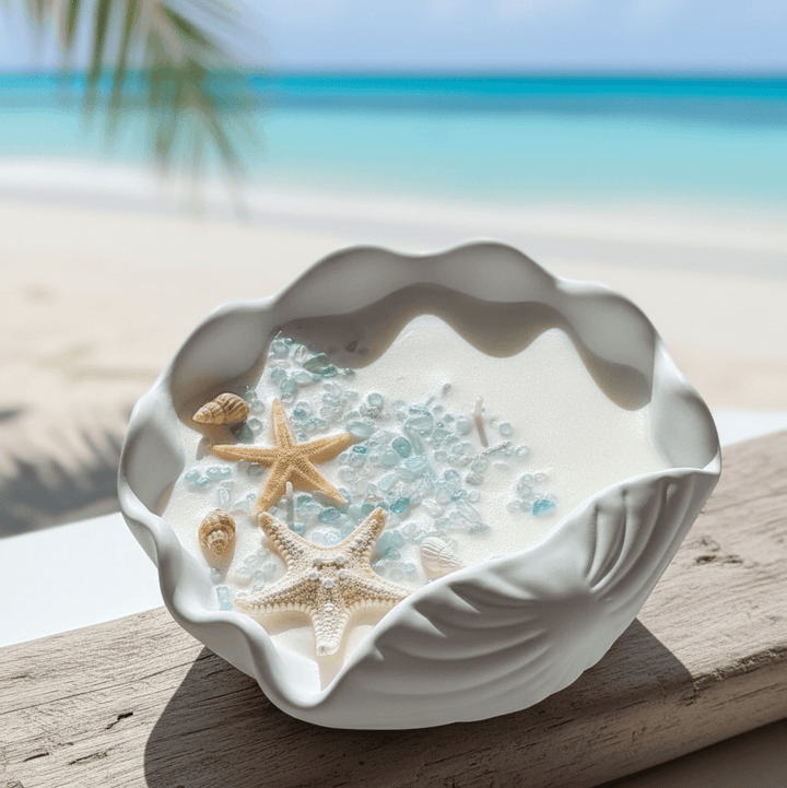 Coastal Shell Bowl Soy Candle