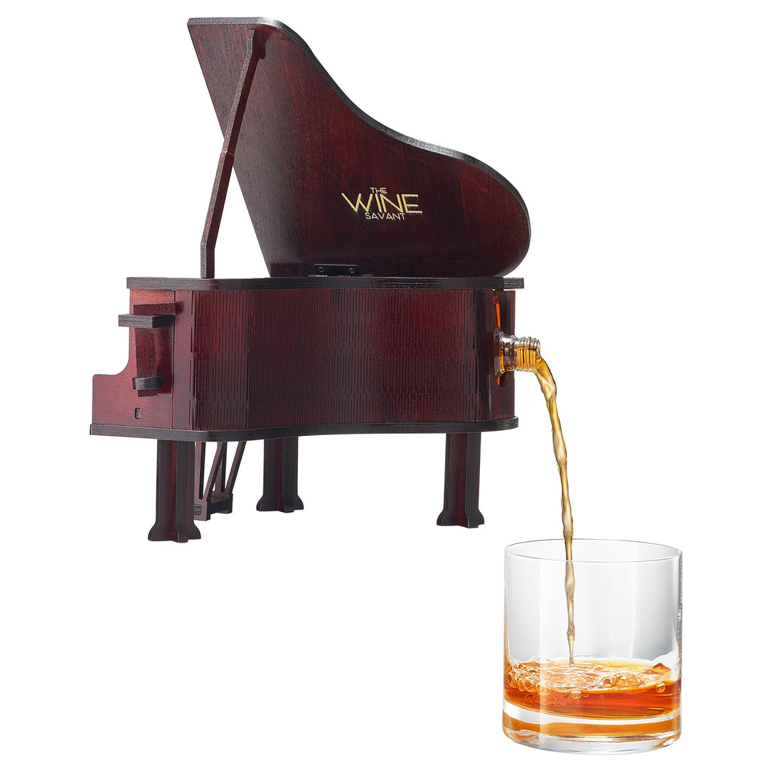Piano Shaped Whiskey Wine Decanter