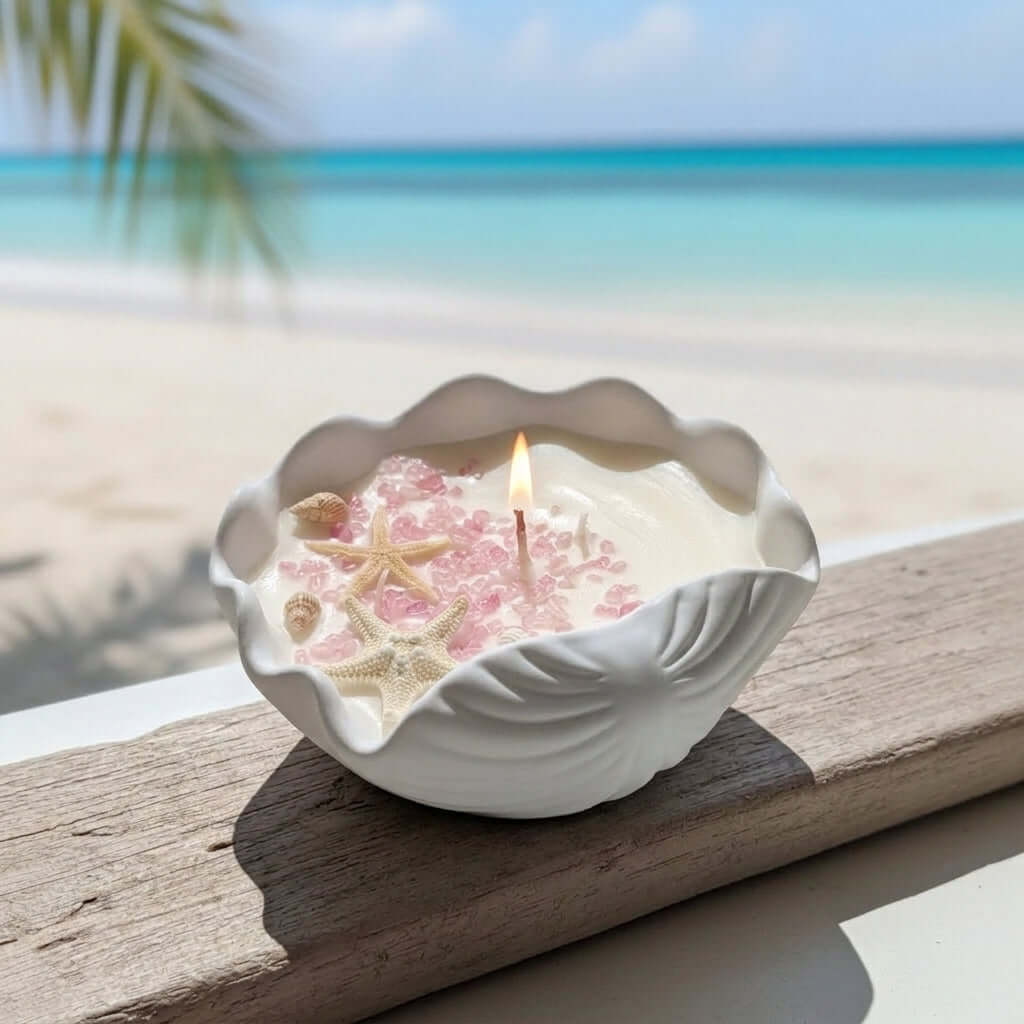 Coastal Shell Bowl Soy Candle