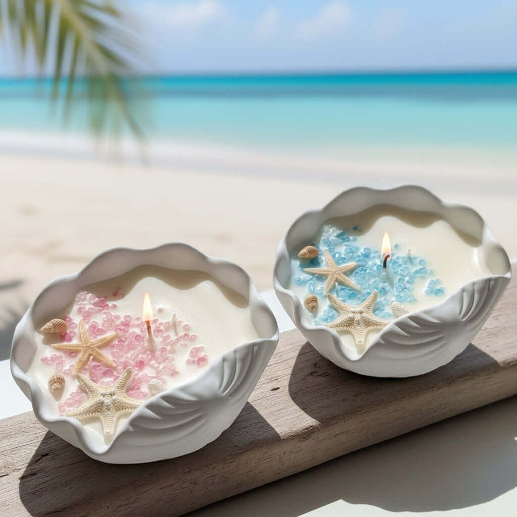 Coastal Shell Bowl Soy Candle