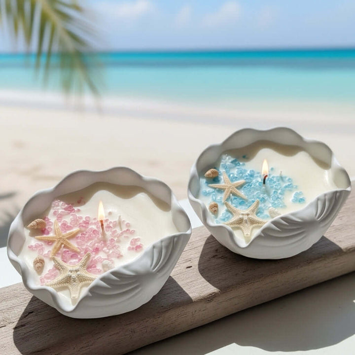 Coastal Shell Bowl Soy Candle