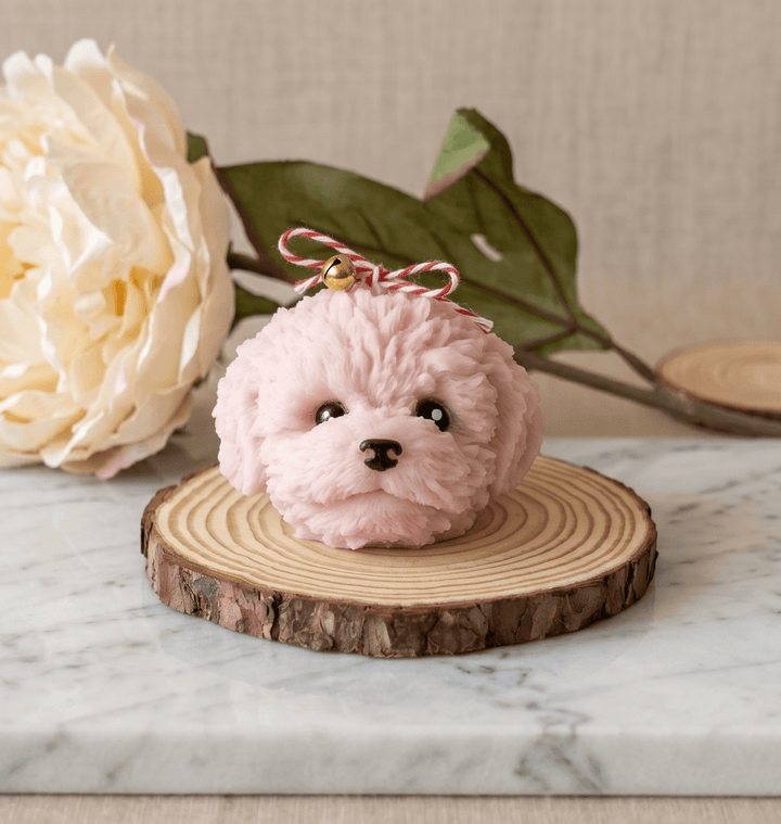 Puppy Face Soy Wax Candle