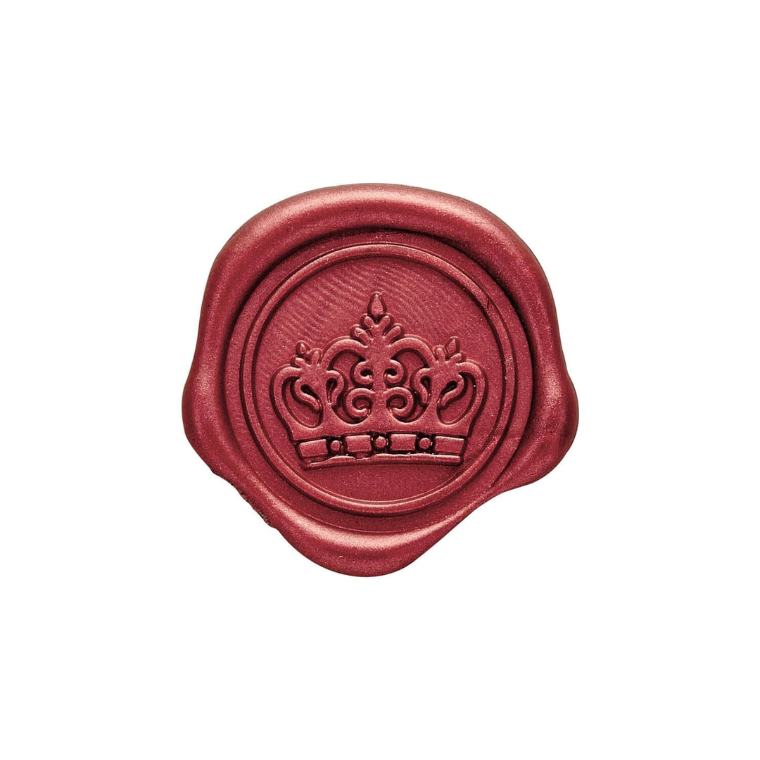 Crown Adhesive Wax Seal Stickers