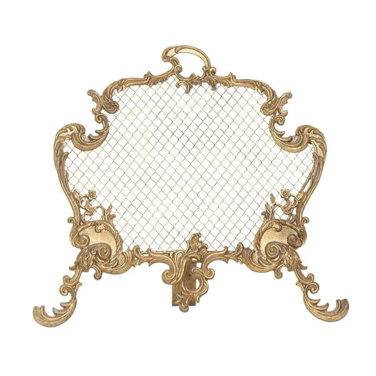 Rococo jewelry display stand in gold, inspired by 18th-century French design for elegant earring organization.