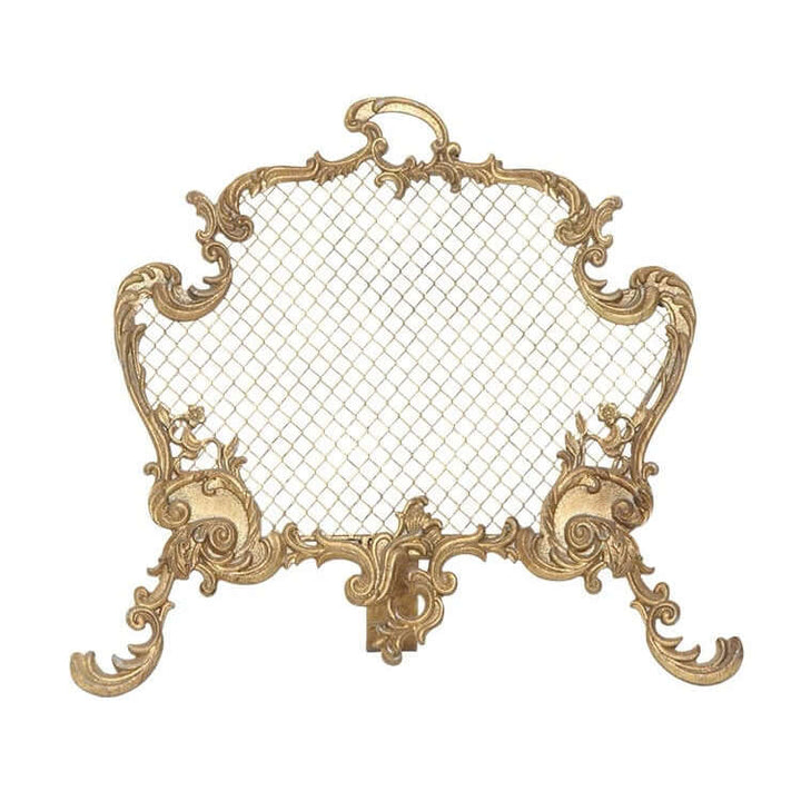 Rococo jewelry display stand in gold, inspired by 18th-century French design for elegant earring organization.