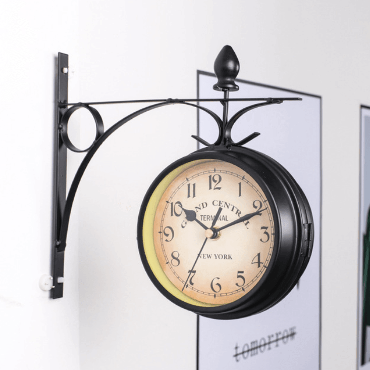 Grand Central Station Double-Sided Wall Clock