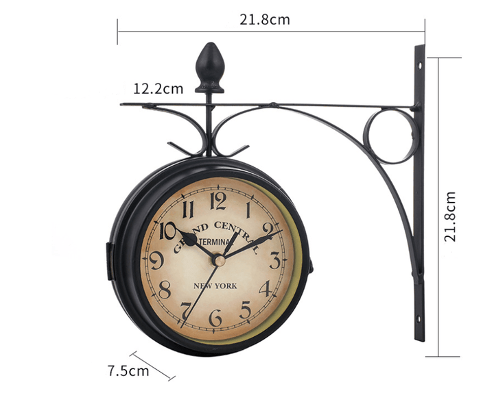 Grand Central Station Double-Sided Wall Clock